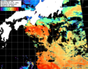 NOAA人工衛星画像:黒潮域, パス=20260324 12:47 UTC