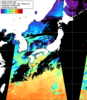 NOAA人工衛星画像:日本全域, 1日合成画像(2026/03/31UTC)