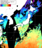 NOAA人工衛星画像:日本全域, 1日合成画像(2026/04/05UTC)
