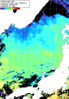 NOAA人工衛星画像:日本海, 1日合成画像(2026/04/19UTC)