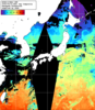 NOAA人工衛星画像:日本全域, 1日合成画像(2026/04/21UTC)