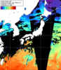 NOAA人工衛星画像:日本全域, 1日合成画像(2026/04/22UTC)