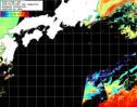 NOAA人工衛星画像:黒潮域, 1日合成画像(2026/04/25UTC)