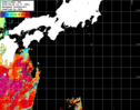 NOAA人工衛星画像:黒潮域, パス=20260426 13:17 UTC