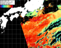 NOAA人工衛星画像:黒潮域, パス=20260428 12:21 UTC