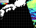 NOAA人工衛星画像:黒潮域, パス=20260518 11:51 UTC