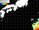 NOAA人工衛星画像:黒潮域, パス=20260617 11:57 UTC