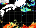 NOAA人工衛星画像:黒潮域, パス=20260619 12:47 UTC