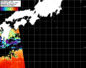 NOAA人工衛星画像:黒潮域, パス=20260621 13:35 UTC