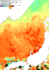 NOAA人工衛星画像:日本海, 1週間合成画像(2026/06/18～2026/06/24UTC)