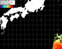 NOAA人工衛星画像:黒潮域, パス=20260625 00:37 UTC