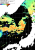 NOAA人工衛星画像:日本海, 1日合成画像(2026/06/25UTC)