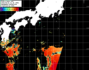 NOAA人工衛星画像:黒潮域, パス=20260626 01:46 UTC