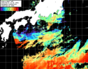 NOAA人工衛星画像:黒潮域, パス=20260627 12:36 UTC