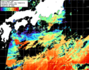 NOAA人工衛星画像:黒潮域, 1日合成画像(2026/06/27UTC)