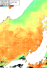 NOAA人工衛星画像:日本海, 1週間合成画像(2026/06/21～2026/06/27UTC)