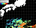 NOAA人工衛星画像:黒潮域, パス=20260701 01:10 UTC