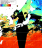 NOAA人工衛星画像:日本全域, 1日合成画像(2026/07/02UTC)