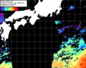 NOAA人工衛星画像:黒潮域, 1日合成画像(2026/07/02UTC)