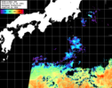 NOAA人工衛星画像:黒潮域, パス=20260705 01:08 UTC