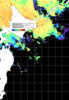NOAA人工衛星画像:親潮域, 1日合成画像(2026/07/12UTC)