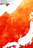 NOAA人工衛星画像:日本海, 1週間合成画像(2026/07/12～2026/07/18UTC)