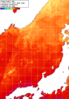 NOAA人工衛星画像:日本海, 1週間合成画像(2026/07/13～2026/07/19UTC)