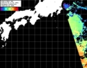 NOAA人工衛星画像:黒潮域, パス=20260725 11:52 UTC