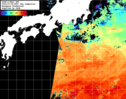 NOAA人工衛星画像:黒潮域, 1日合成画像(2026/07/28UTC)