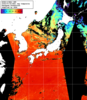 NOAA人工衛星画像:日本全域, 1日合成画像(2026/07/30UTC)