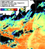 NOAA人工衛星画像:神奈川県近海, 1日合成画像(2026/07/31UTC)