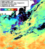 NOAA人工衛星画像:神奈川県近海, 1日合成画像(2026/08/03UTC)