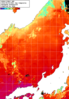 NOAA人工衛星画像:日本海, 1日合成画像(2026/08/03UTC)