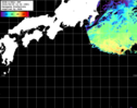NOAA人工衛星画像:黒潮域, パス=20260805 12:04 UTC
