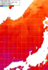 NOAA人工衛星画像:日本海, 1週間合成画像(2026/07/30～2026/08/05UTC)