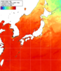 NOAA人工衛星画像:日本全域, 1週間合成画像(2026/07/31～2026/08/06UTC)
