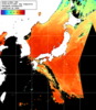 NOAA人工衛星画像:日本全域, 1日合成画像(2026/08/07UTC)