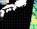 NOAA人工衛星画像:黒潮域, パス=20260813 00:32 UTC