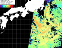 NOAA人工衛星画像:黒潮域, パス=20260816 00:52 UTC