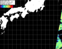 NOAA人工衛星画像:黒潮域, パス=20260817 00:30 UTC