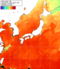 NOAA人工衛星画像:日本全域, 1週間合成画像(2026/08/13～2026/08/19UTC)