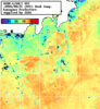 NOAA人工衛星画像:神奈川県近海, 1週間合成画像(2026/08/15～2026/08/21UTC)