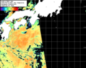 NOAA人工衛星画像:黒潮域, 1日合成画像(2026/08/21UTC)