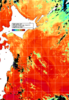 NOAA人工衛星画像:親潮域, 1日合成画像(2026/08/23UTC)
