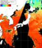 NOAA人工衛星画像:日本全域, 1日合成画像(2026/08/24UTC)