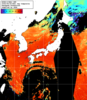 NOAA人工衛星画像:日本全域, 1日合成画像(2026/08/25UTC)