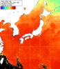 NOAA人工衛星画像:日本全域, 1週間合成画像(2026/08/20～2026/08/26UTC)