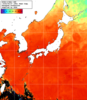 NOAA人工衛星画像:日本全域, 1週間合成画像(2026/08/21～2026/08/27UTC)