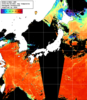 NOAA人工衛星画像:日本全域, 1日合成画像(2026/08/28UTC)
