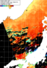 NOAA人工衛星画像:日本海, 1日合成画像(2026/09/11UTC)